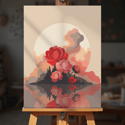 Paint by numbers - Mountain Bloom - MyArt