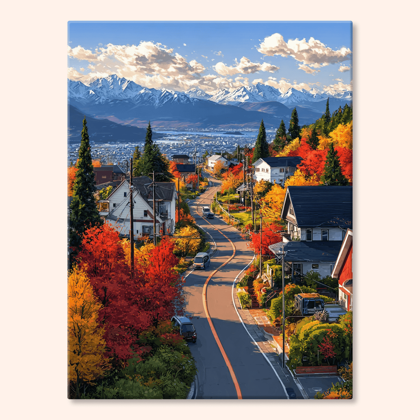 Paint by numbers - Mountain Road - MyArt