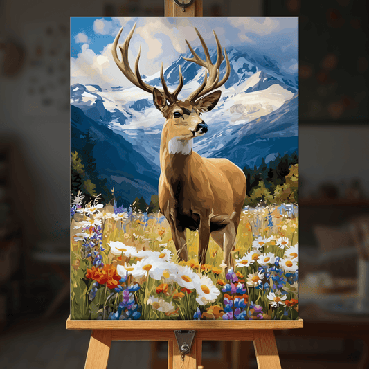 Paint by numbers - Mountain Stag - MyArt