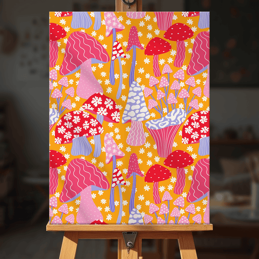 Paint by numbers - Whimsical Mushrooms - MyArt