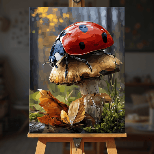 Paint by numbers - Mushroom Ladybug - MyArt