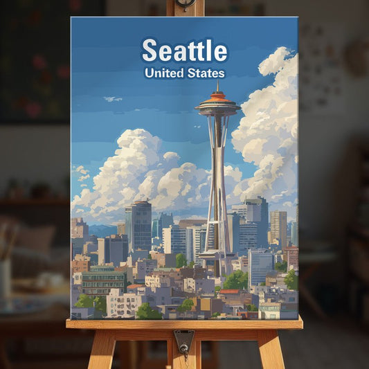 Paint by numbers - Needle Tower - MyArt