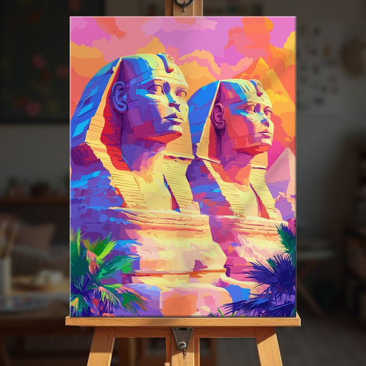Paint by numbers - Neon Sphinxes - MyArt