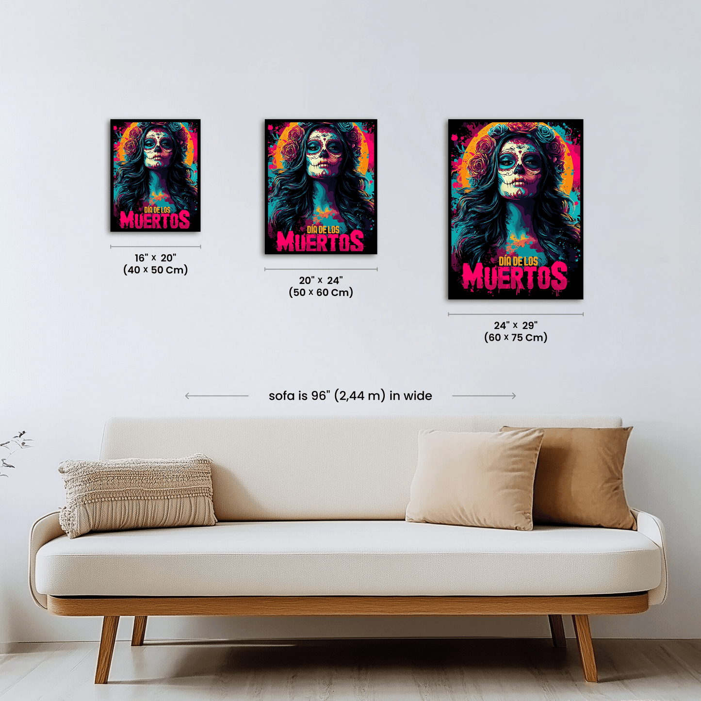 Paint by numbers - Neon Catrina - MyArt
