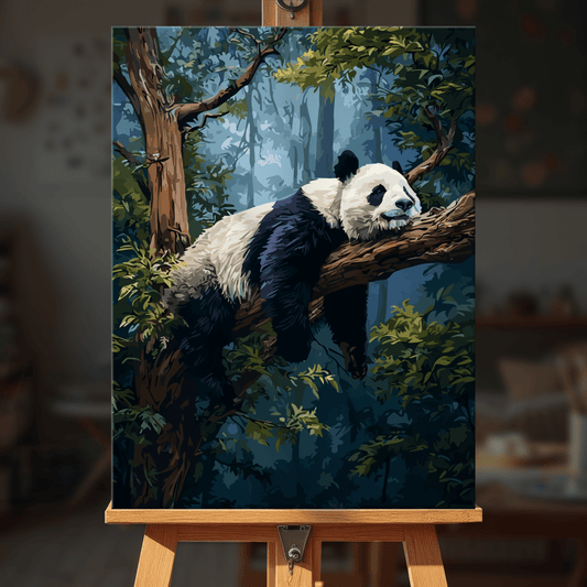 Paint by numbers - Night Panda - MyArt