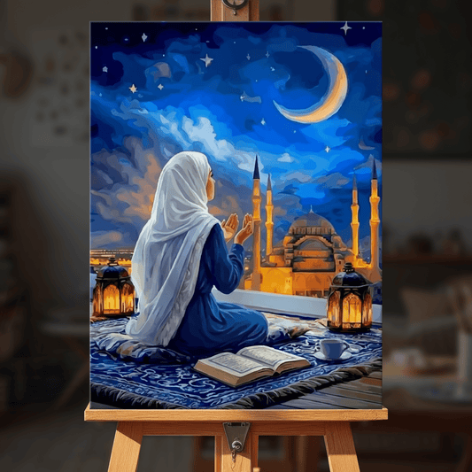 Paint by numbers - Night Reflection - MyArt
