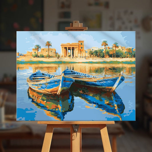 Paint by numbers - Nile Boats - MyArt