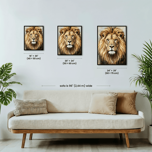 Paint by numbers - Noble Lion - MyArt