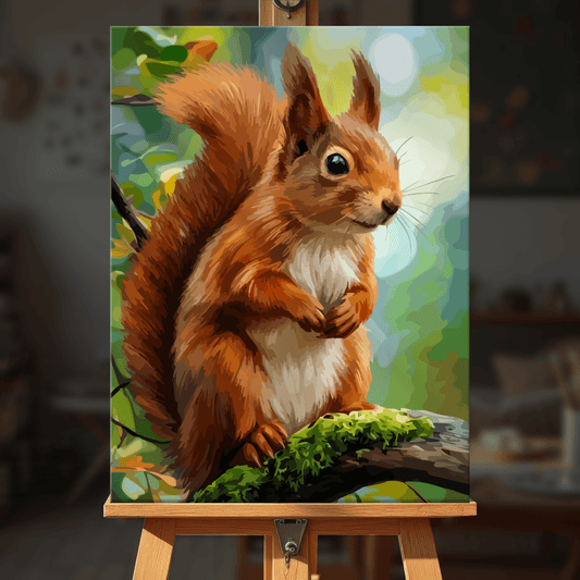 Paint by numbers - Nutty Squirrel - MyArt