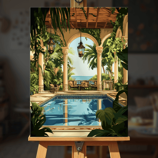 Paint by numbers - Oasis Retreat - MyArt