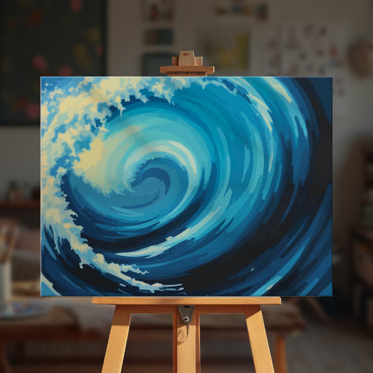 Paint by numbers - Ocean Swirl - MyArt