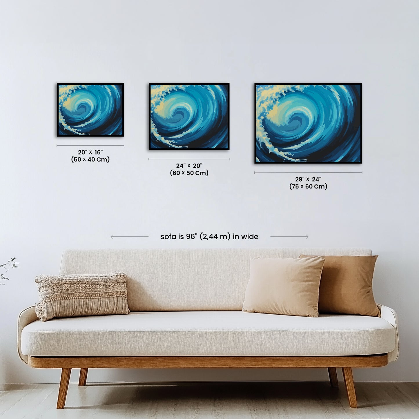 Paint by numbers - Ocean Swirl - MyArt