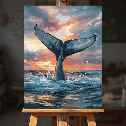 Paint by numbers - Ocean Tail - MyArt