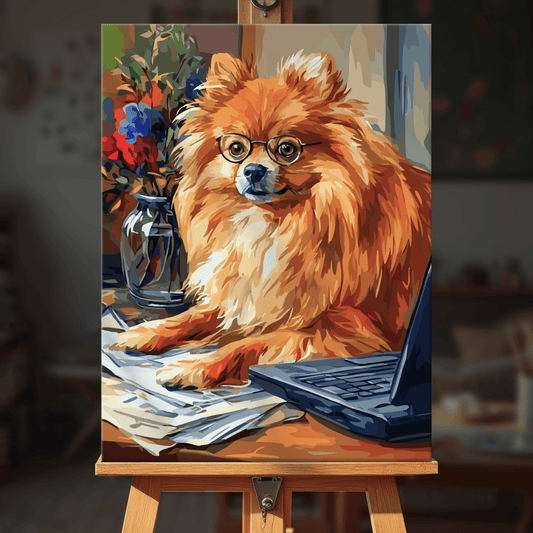Paint by numbers - Office Pom - MyArt