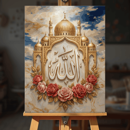 Paint by numbers - Ornate Inscription - MyArt