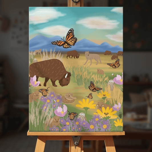 Paint by numbers - Out in the Prairie - MyArt
