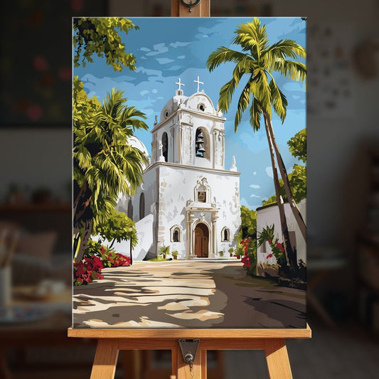 Paint by numbers - Palm Chapel - MyArt