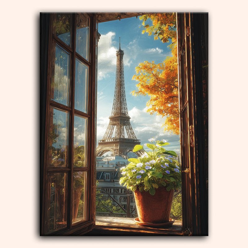 Paint by numbers - Paris Window - MyArt