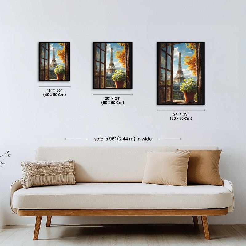 Paint by numbers - Paris Window - MyArt