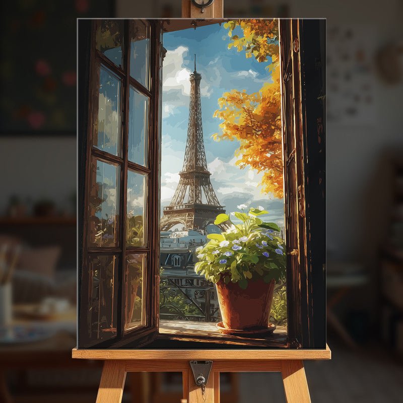 Paint by numbers - Paris Window - MyArt