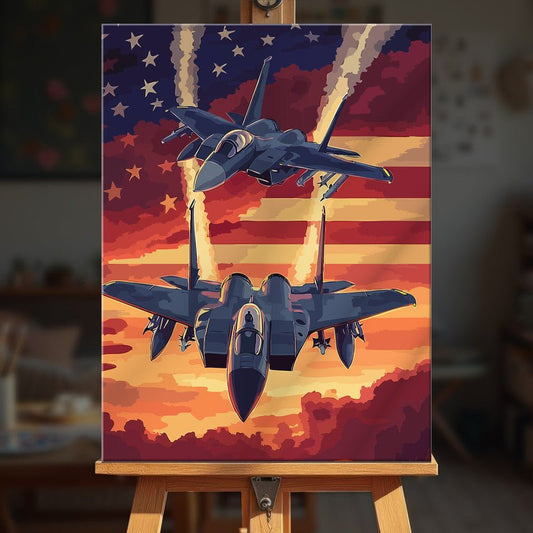 Paint by numbers - Patriotic Flight - MyArt