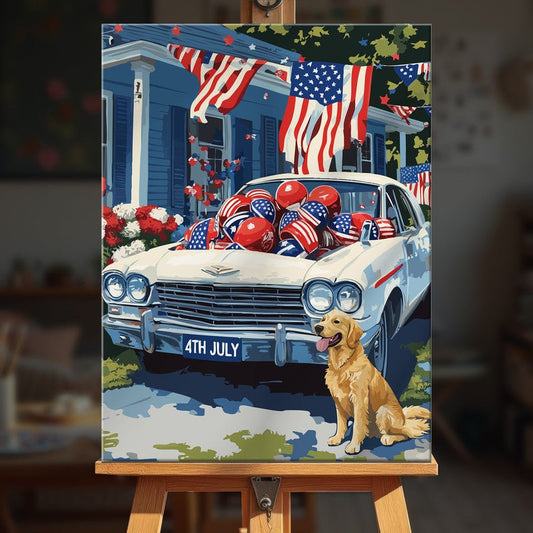 Paint by numbers - Patriotic Parade - MyArt
