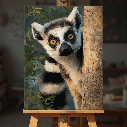 Paint by numbers - Peek Lemur - MyArt