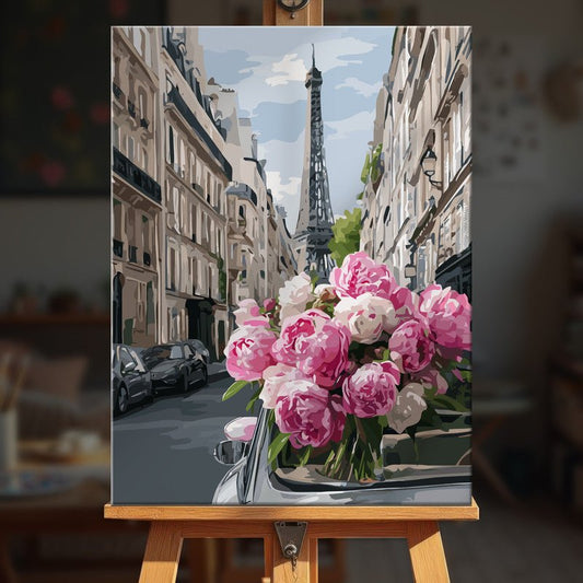 Paint by numbers - Peony Ride - MyArt