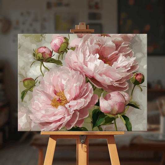 Paint by numbers - Peony Bloom - MyArt