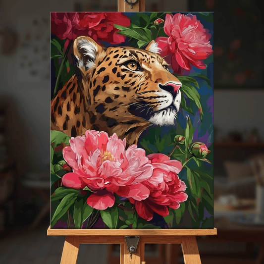 Paint by numbers - Peony Leopard - MyArt