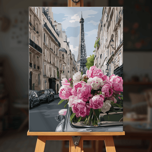 Paint by numbers - Peony Ride - MyArt