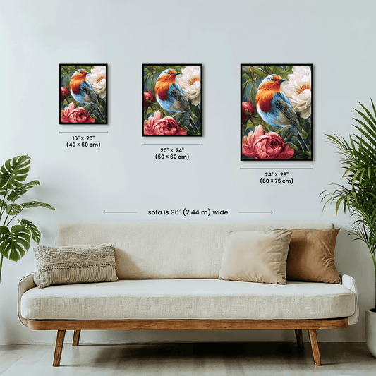 Paint by numbers - Peony Robin - MyArt