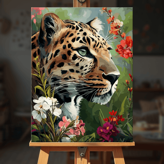 Paint by numbers - Petaled Leopard - MyArt