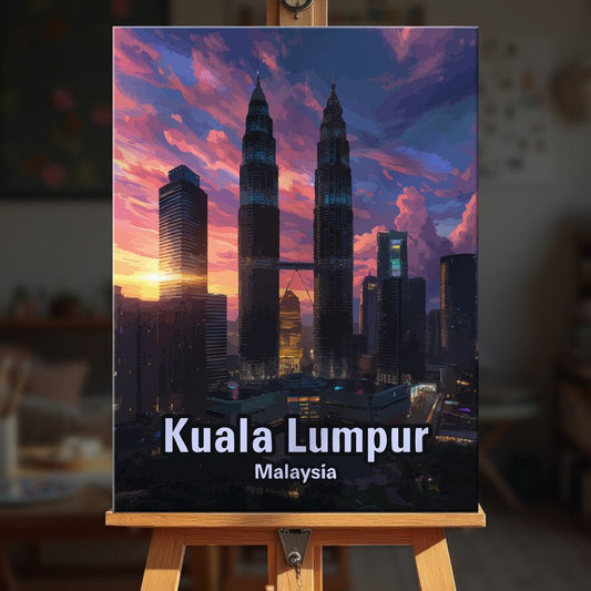 Paint by numbers - Petronas Night - MyArt