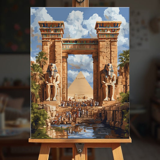 Paint by numbers - Pharaoh Gate - MyArt