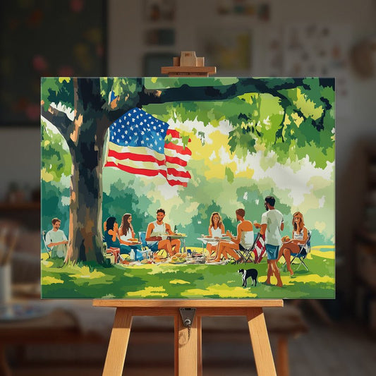 Paint by numbers - Picnic Cheers - MyArt