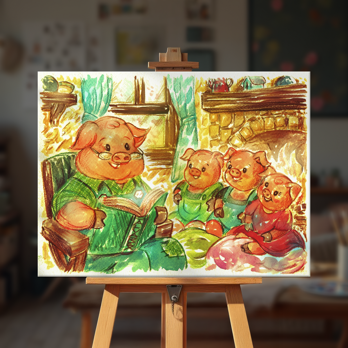 Piggies Winter