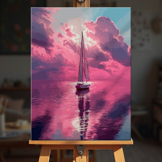 Paint by numbers - Pink Drift - MyArt