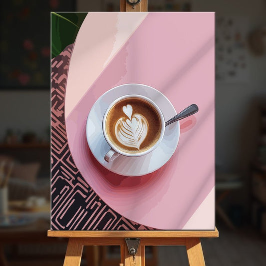 Paint by numbers - Pink Latte - MyArt