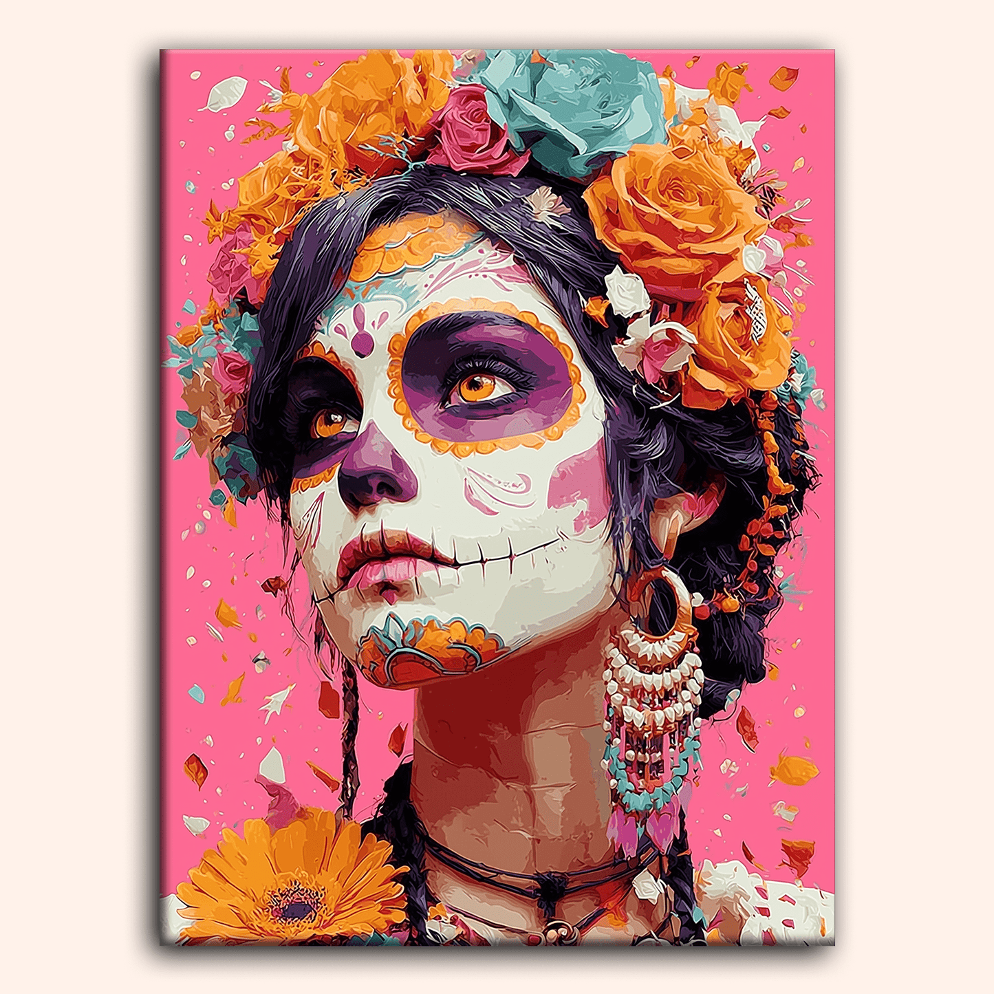 Paint by numbers - Pink Catrina - MyArt