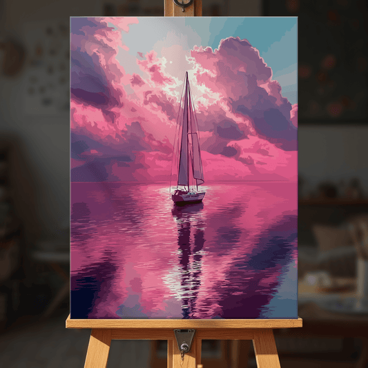 Paint by numbers - Pink Drift - MyArt