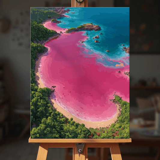 Paint by numbers - Pink Lagoon - MyArt