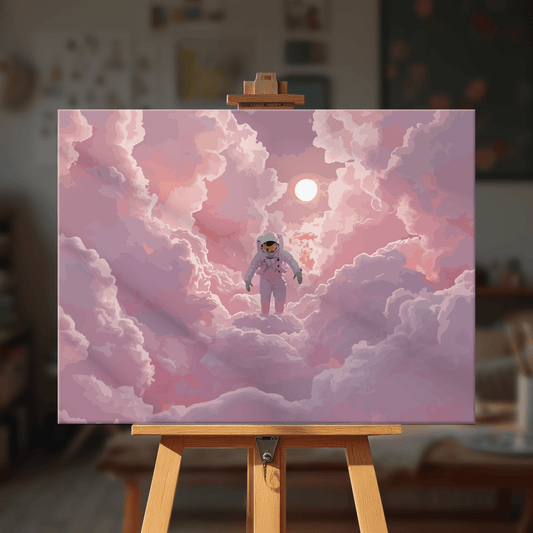 Paint by numbers - Pink Orbit - MyArt