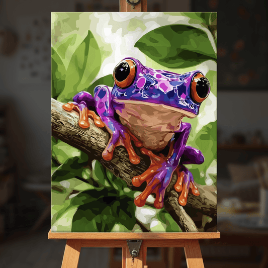 Paint by numbers - Pink Tree Frog - MyArt