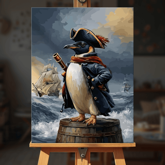 Paint by numbers - Pirate Penguin - MyArt