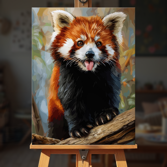 Playful Red Panda