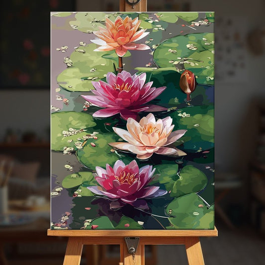 Paint by numbers - Poetic Petals - MyArt