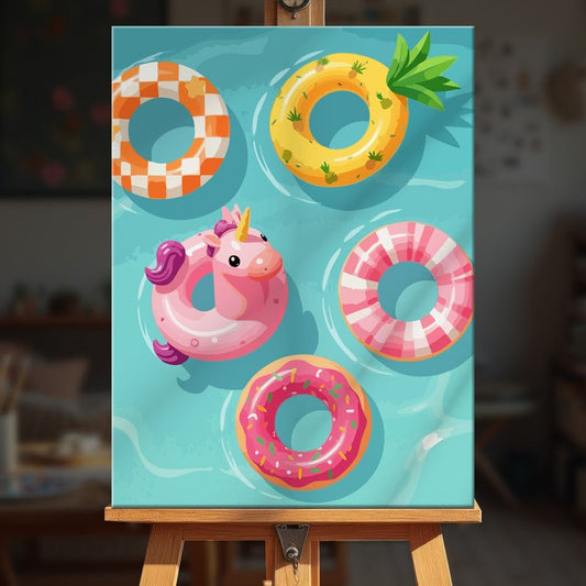 Paint by numbers - Pool Party - MyArt