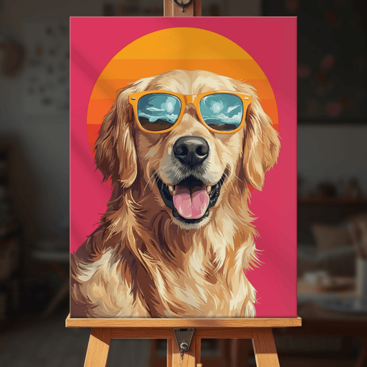 Paint by numbers - Pop Retriever - MyArt