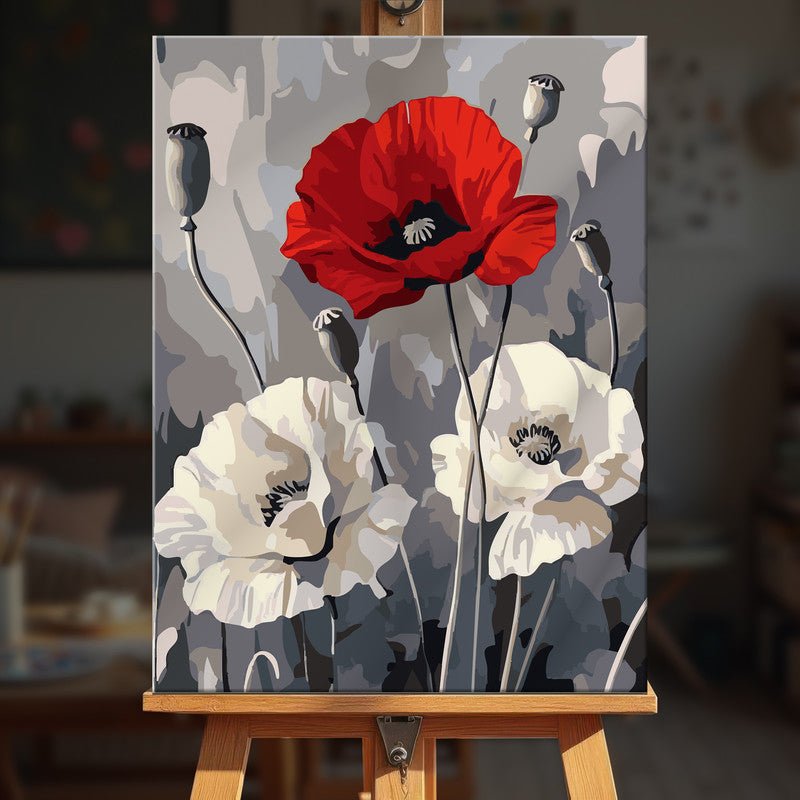 Paint by numbers - Poppy Field - MyArt